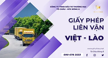 GIẤY PHÉP LIÊN VẬN VIỆT - LÀO