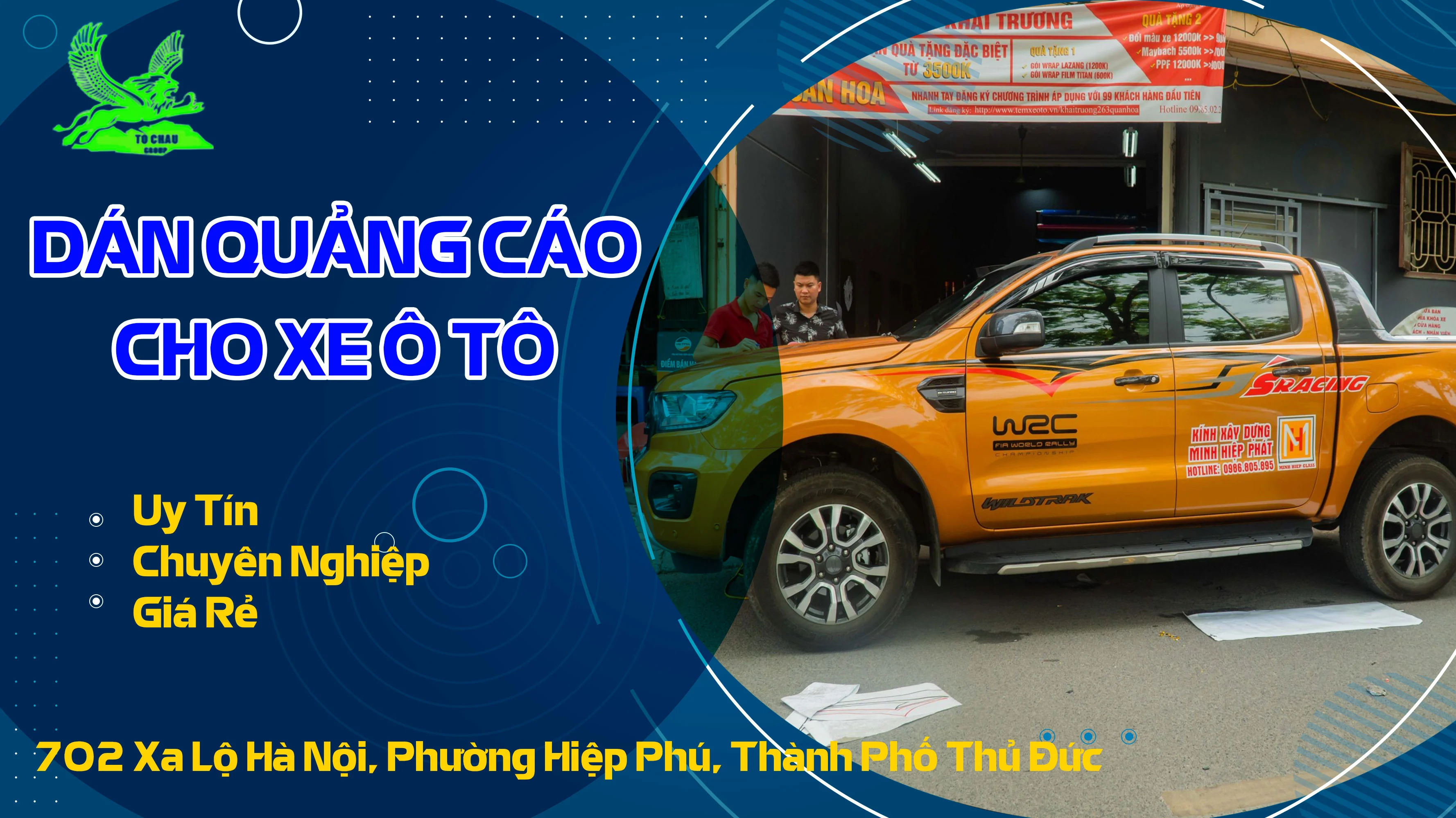 quy định pháp luật dán decal quảng cáo trên xe ô tô