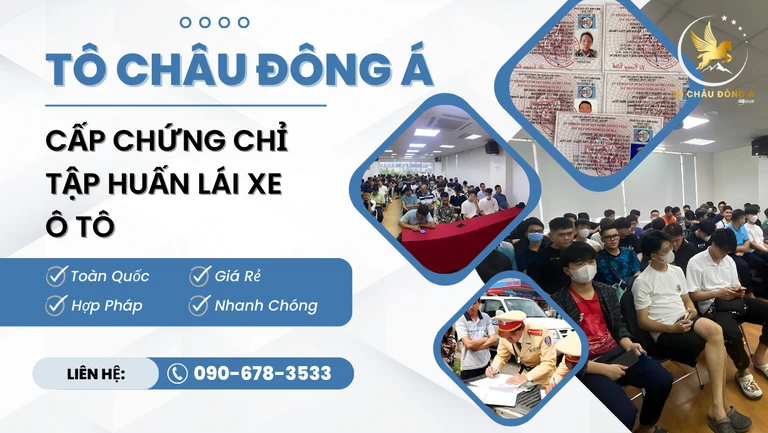 Cấp chứng chỉ tập huấn lái xe ô tô giá rẻ tại Đà Nẵng