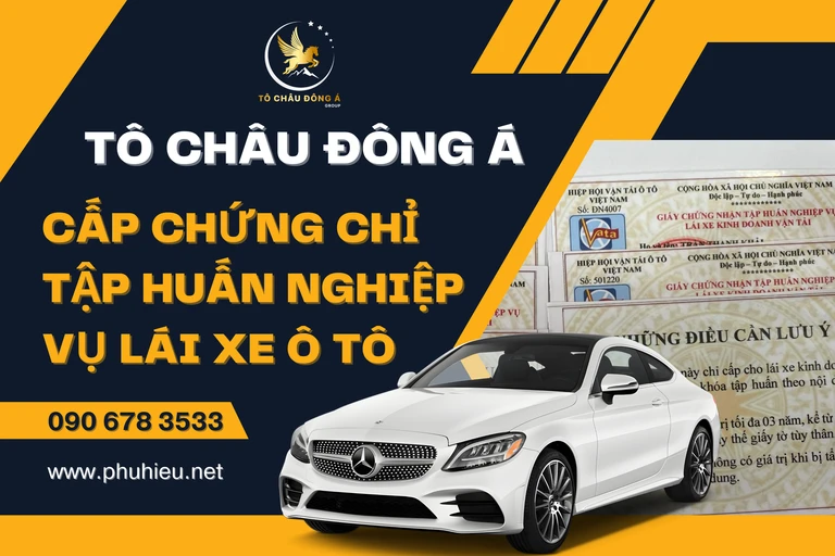 Chứng chỉ tập huấn nghiệp vụ lái xe tại Hải Phòng