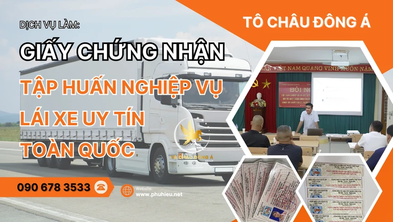 Giấy chứng nhận tập huấn nghiệp vụ lái xe là gì?