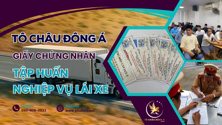 Cấp giấy chứng nhận tập huấn nghiệp vụ lái xe Bình Dương