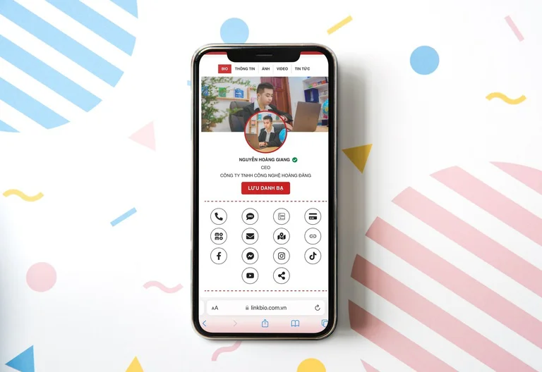Danh thiếp điện tử thông minh Linkbio tại đồng nai