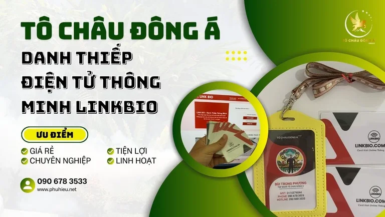 Làm Danh thiếp điện tử thông minh Linkbio tại Bình Dương