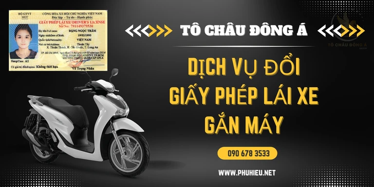 Đổi giấy phép lái xe máy tại TPHCM