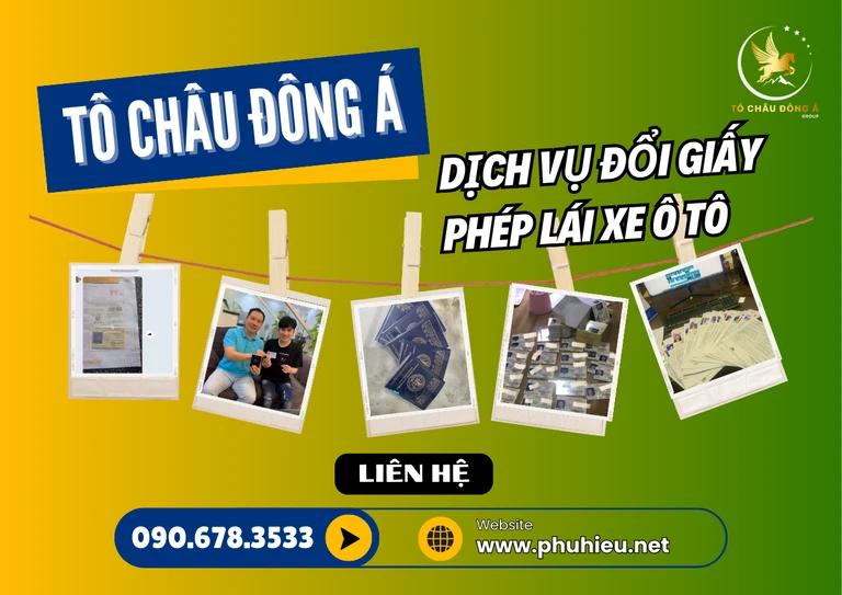 Đổi giấy phép lái xe ô tô tại Đồng Nai