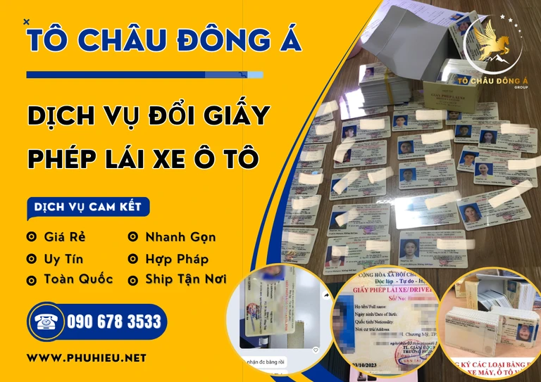 Dịch vụ đổi giấy phép lái xe ô tô tại TPHCM