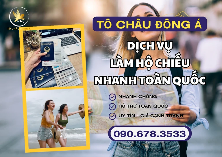 Dịch vụ làm hộ chiếu nhanh tại Vĩnh Phúc