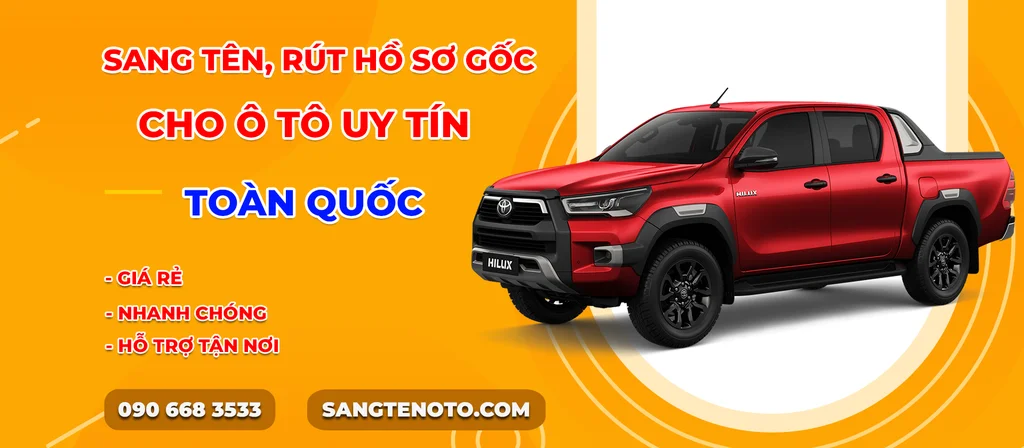 dich vu sang ten xe o to thai binh