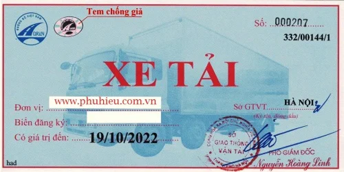 Cấp phù hiệu xe ô tô, thủ tục xin cấp phù hiệu xe