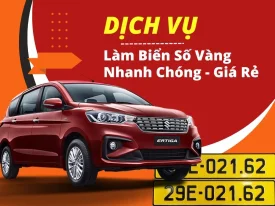 DỊCH VỤ ĐỔI BIỂN SỐ MÀU VÀNG TẠI HẢI PHÒNG 