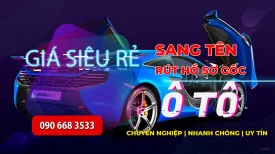 DỊCH VỤ SANG TÊN XE Ô TÔ UY TÍN TẠI ĐỒNG THÁP